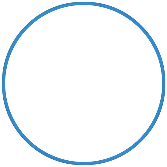 Amila Χούλα-Χουπ 70cm - Φ19mm - 230gr, Μπλε